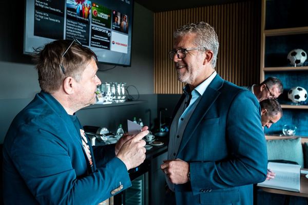 Stadion-Frühstück in der VIP-Loge