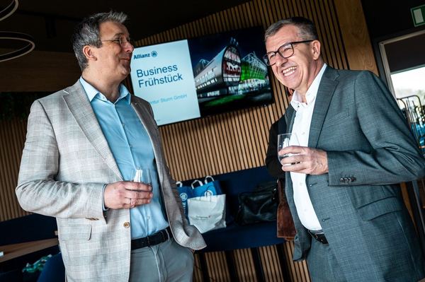 Stadion-Frühstück in der VIP-Loge
