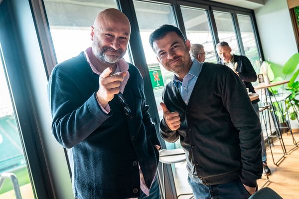 Stadion-Frühstück in der VIP-Loge